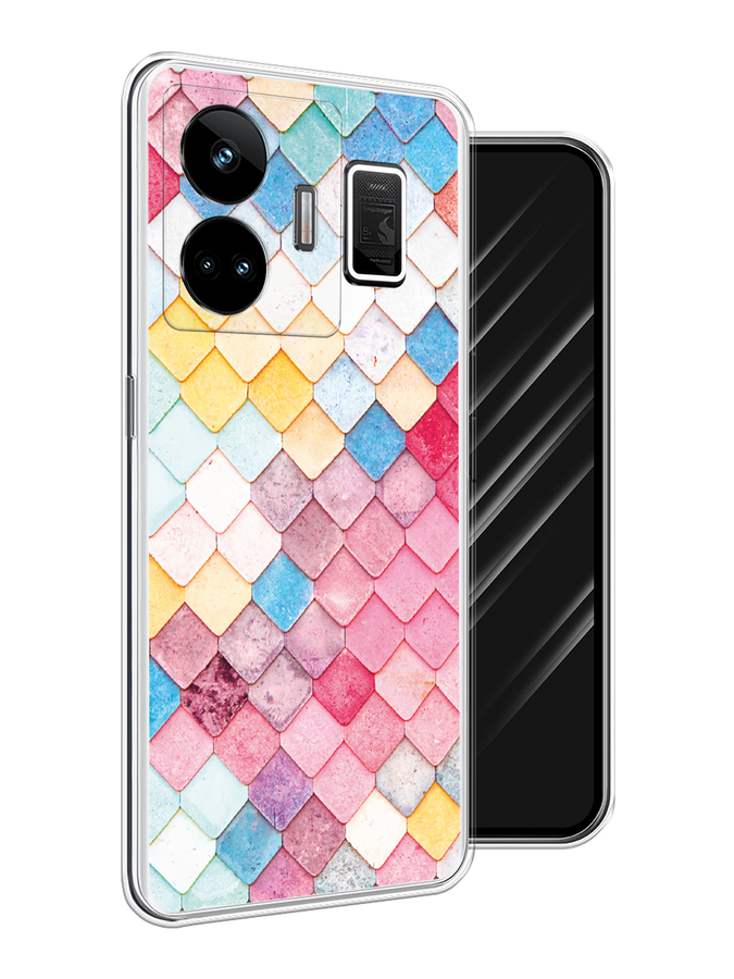 

Чехол Awog на Realme GT Neo 5 5G/GT 3 "Нежные ромбики", Красный, 2513650-1
