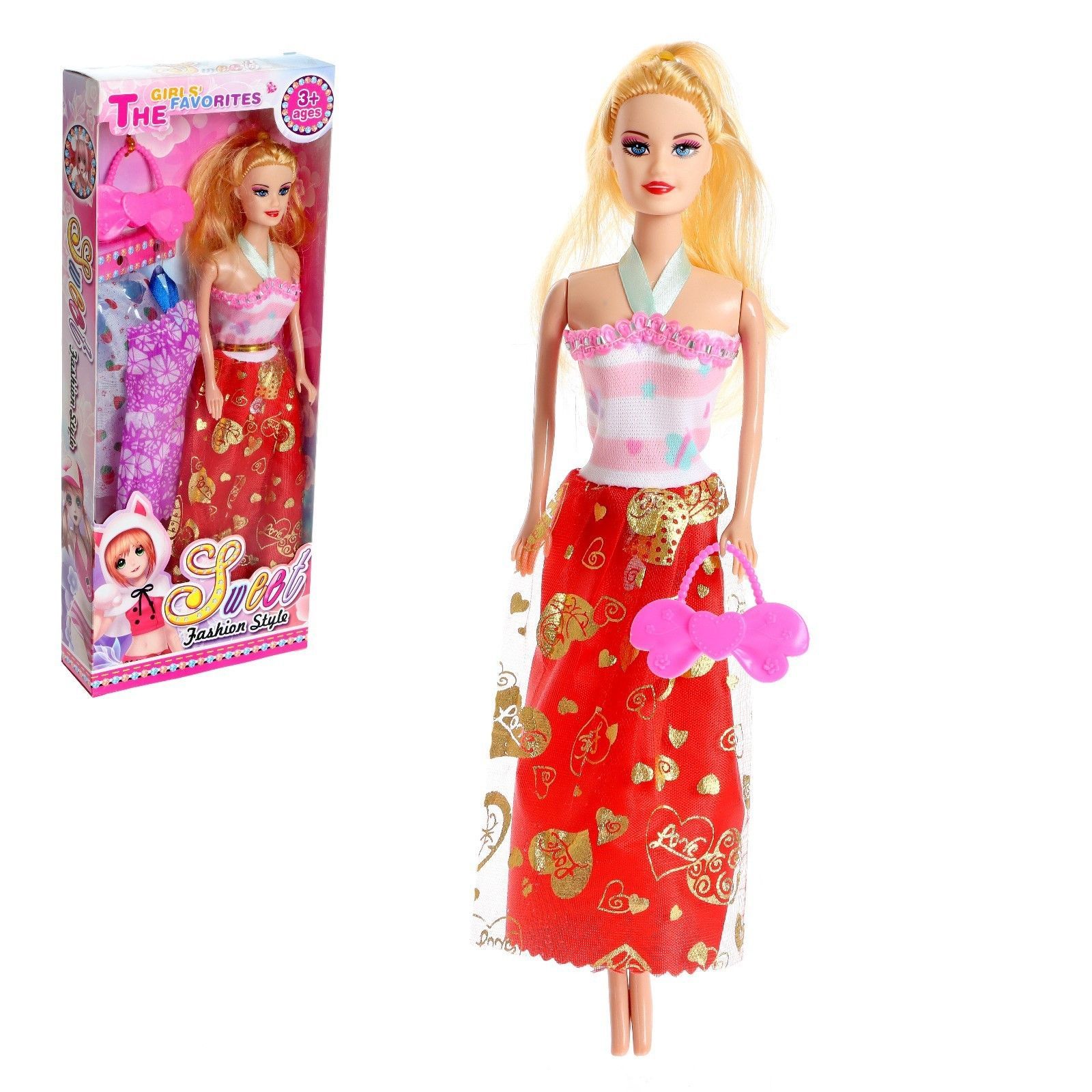 Кукла-модель Арина с летними нарядами и аксессуарами в ассортименте 1647065
