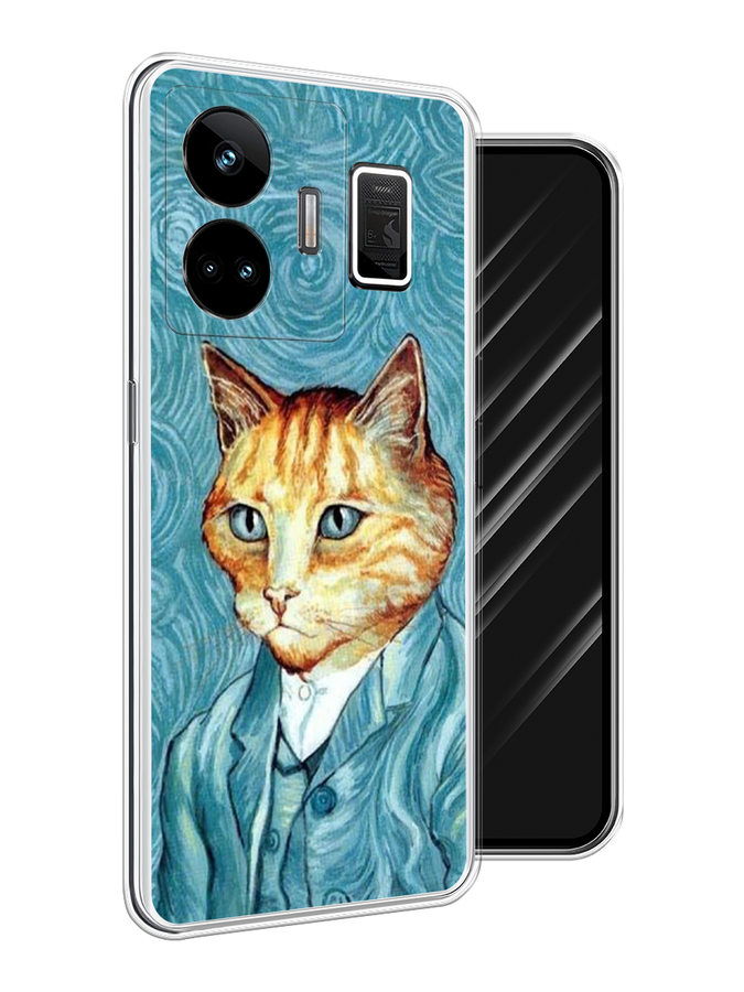 

Чехол Awog на Realme GT Neo 5 5G/GT 3 "Кот Ван Гог", Голубой;коричневый, 2513650-1
