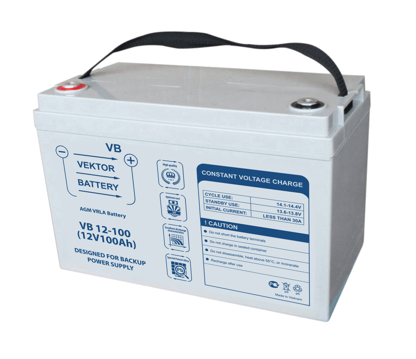 Аккумуляторная батарея Vektor Battery 12-100 22849₽