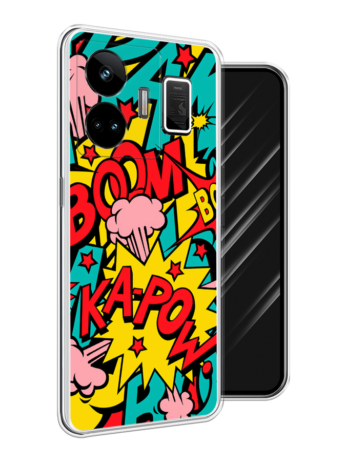 

Чехол Awog на Realme GT Neo 5 5G/GT 3 "Постер pop art", Бирюзовый;желтый;красный, 2513650-1