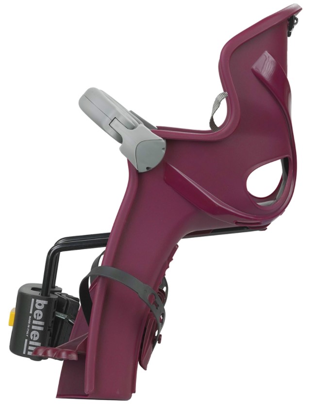 

BELLELLI Сидение переднее Freccia B-Fix LUX PLUM, до 15кг, Freccia B-Fix