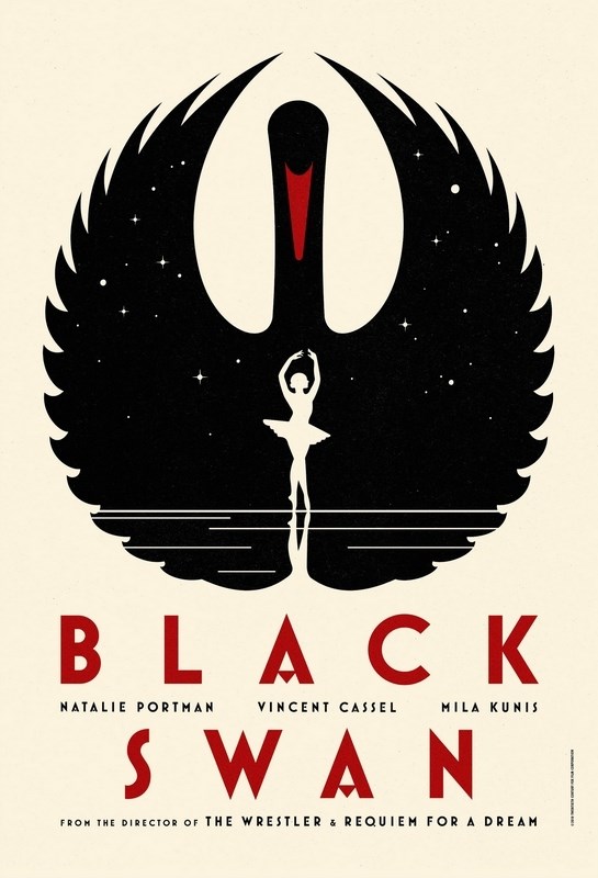 

Постер к фильму "Чёрный лебедь" (Black Swan) A3