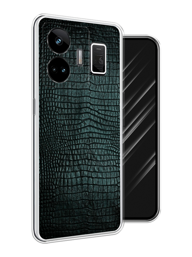 

Чехол Awog на Realme GT Neo 5 5G/GT 3 "Черная змея", Черный;серый;голубой, 2513650-1