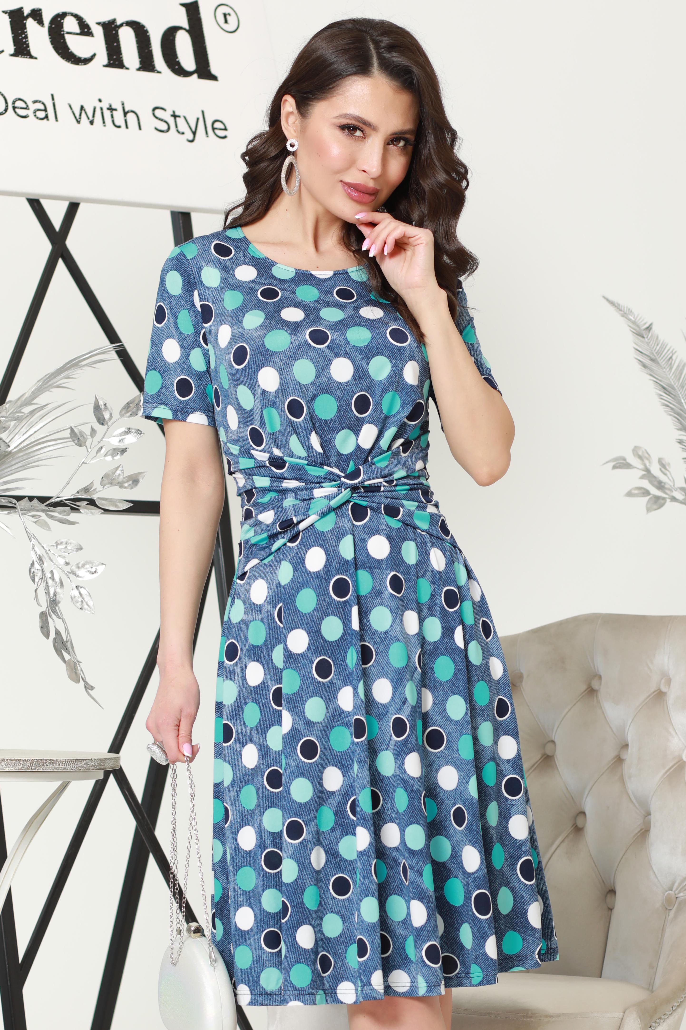 

Платье женское DSTrend Венецианские сны синее 52 RU, Синий, Венецианские сны