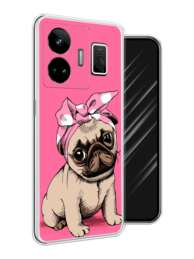 

Чехол Awog на Realme GT Neo 5 5G/GT 3 "Dog Pin-Up", Розовый;бежевый, 2513650-1