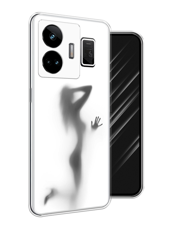 

Чехол Awog на Realme GT Neo 5 5G/GT 3 "Стекло в душе", Белый;серый;черный, 2513650-1