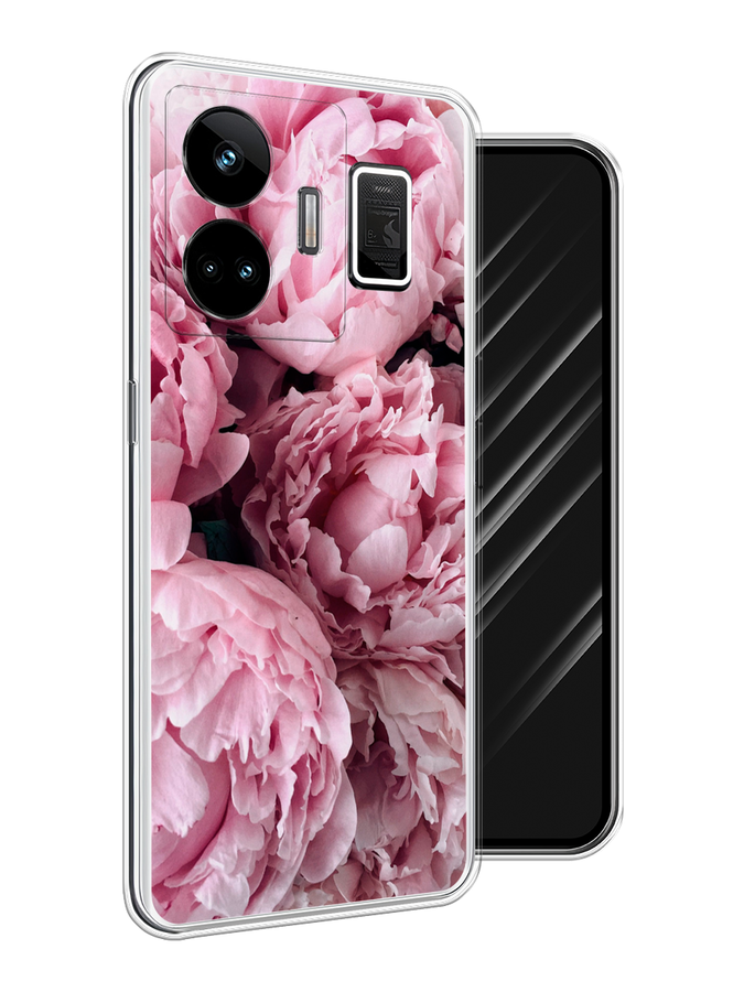 

Чехол Awog на Realme GT Neo 5 5G/GT 3 "Нежные пионы", Розовый;черный;белый, 2513650-1