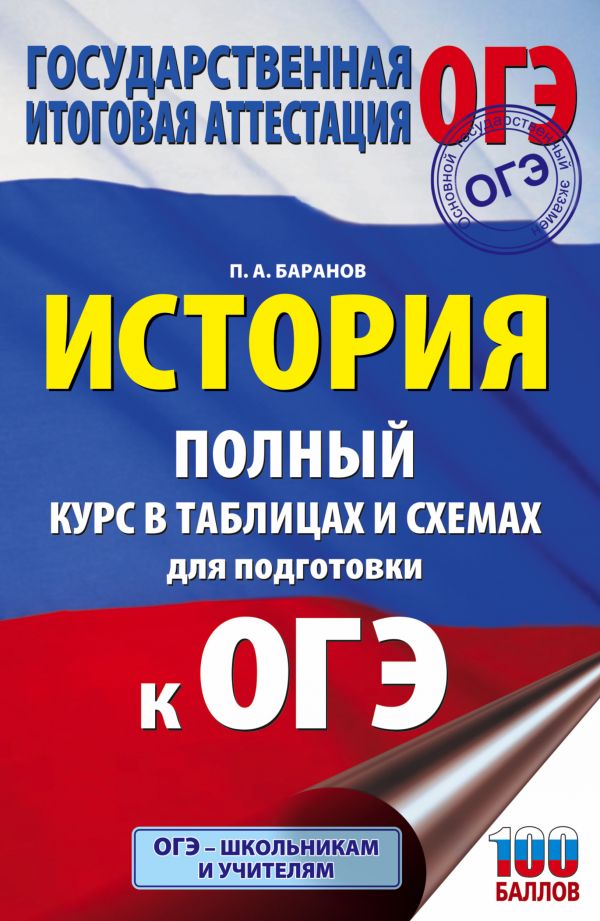 

ОГЭ. История. Полный курс в таблицах и схемах для подготовки к ОГЭ