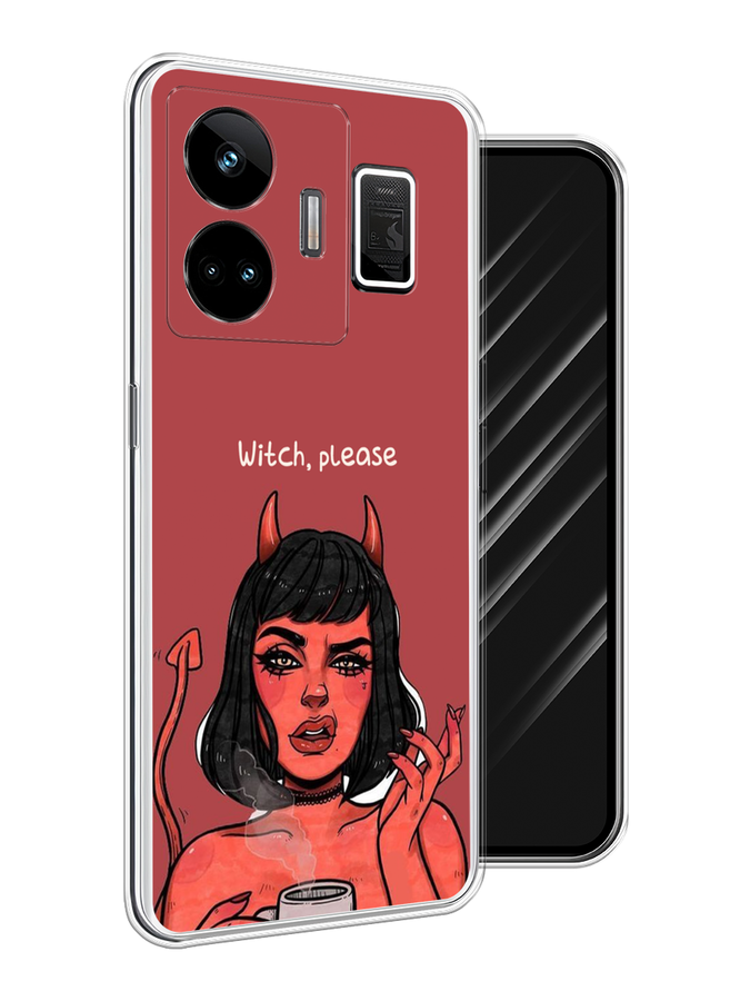 

Чехол Awog на Realme GT Neo 5 5G/GT 3 "Evil Girl", Бордовый;черный, 2513650-1