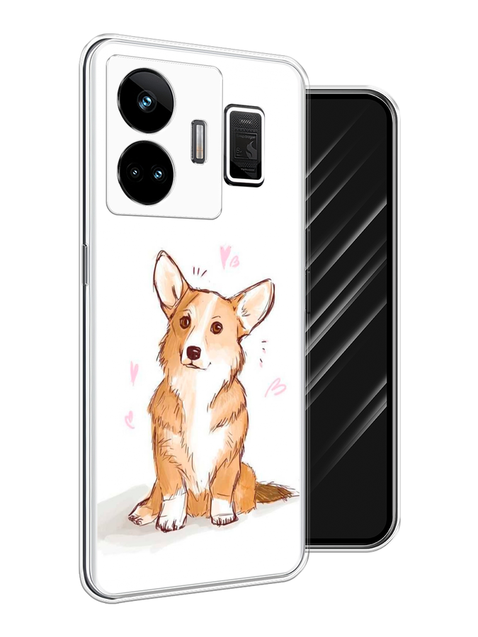 

Чехол Awog на Realme GT Neo 5 5G/GT 3 "Корги любовь", Бежевый;белый, 2513650-1