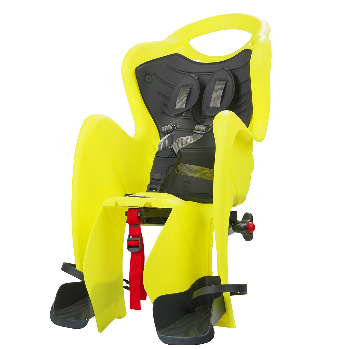 

BELLELLI Сидение заднее Mr Fox Clamp Hi-Viz жёлтое LUX, до 22кг, Mr Fox Clamp