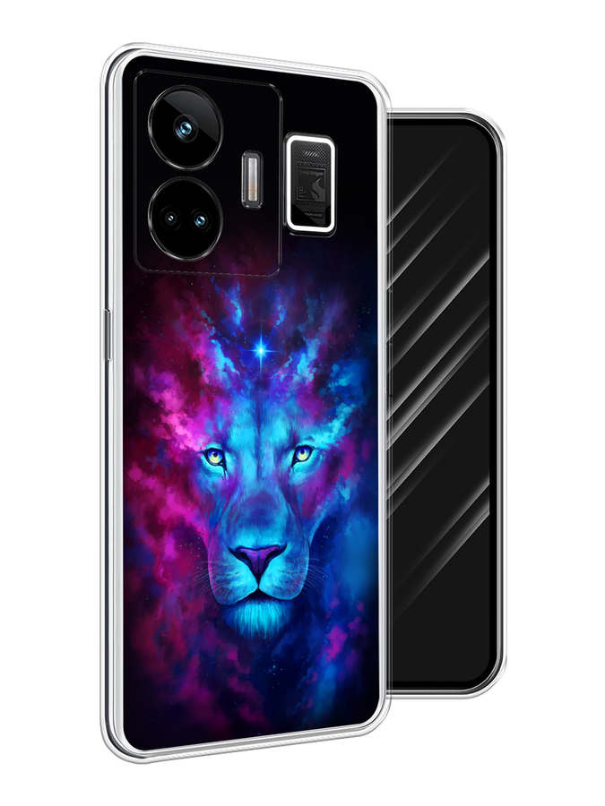 

Чехол Awog на Realme GT Neo 5 5G/GT 3 "Космический лев", Голубой, 2513650-1