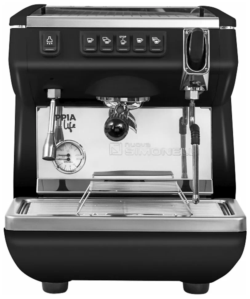 

Рожковая кофемашина Nuova Simonelli Appia Life 1Gr V 220V черный, Appia Life 1Gr V 220V
