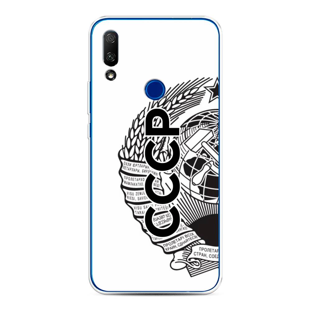 

Чехол Awog на Honor 9X "Герб СССР", Черный;серый;белый, 69950-10