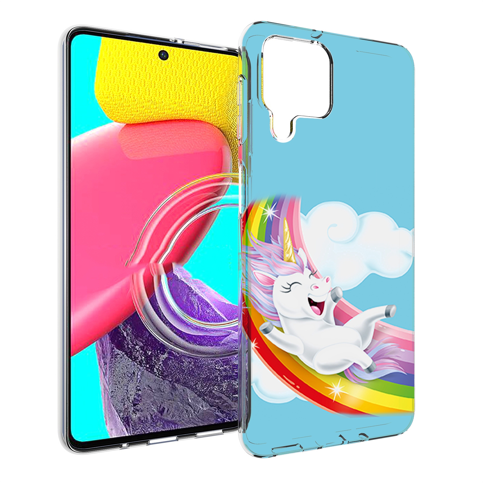 

Чехол Mypads Единорог-На-Радуге Для Samsung Galaxy M53 (Sm-M536), Прозрачный, Tocco