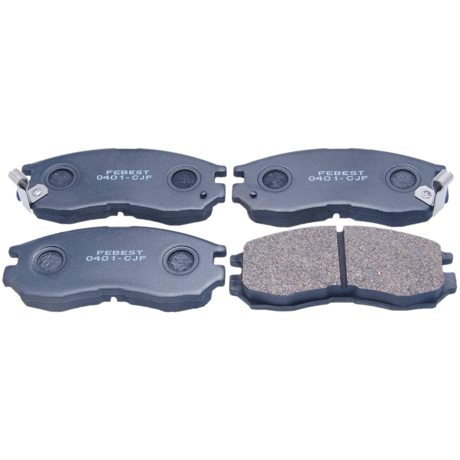 

Колодки тормозные передние для автомобилей MITSUBISHI, HYUNDAI 0401-CJF FEBEST