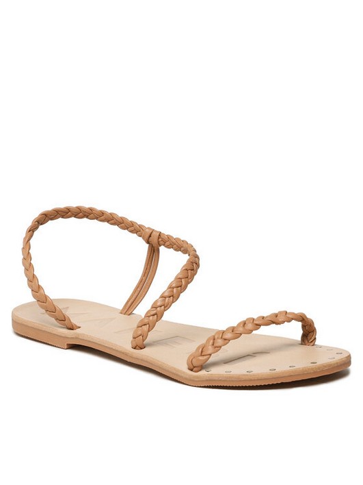 Сандалии женские Manebi Sandals S 9.5 Y0 коричневые 41 EU (доставка из-за рубежа)