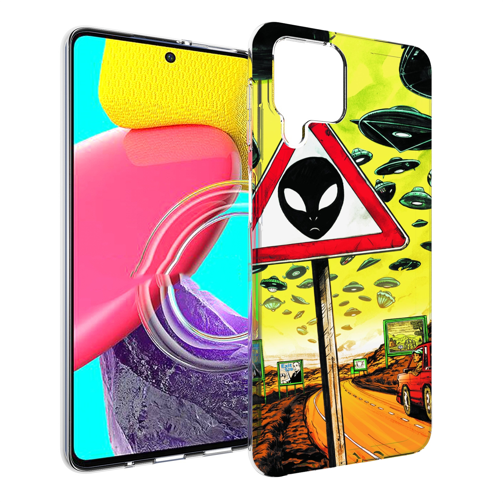 

Чехол Mypads Дорога К Инопланетянам Для Samsung Galaxy M53 (Sm-M536), Прозрачный, Tocco