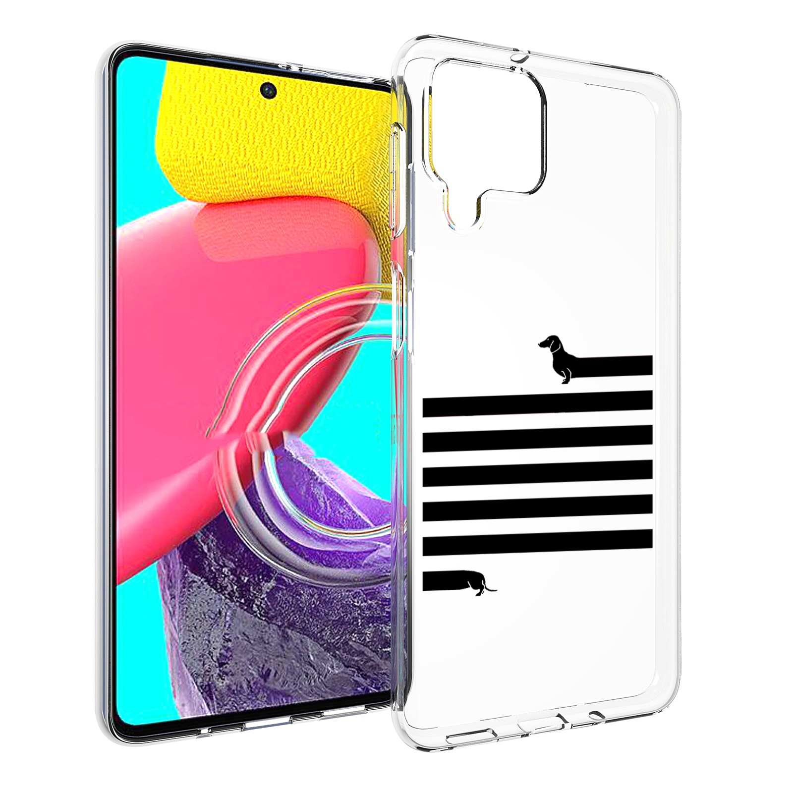 

Чехол Mypads Длинная-Такса Для Samsung Galaxy M53 (Sm-M536), Прозрачный, Tocco