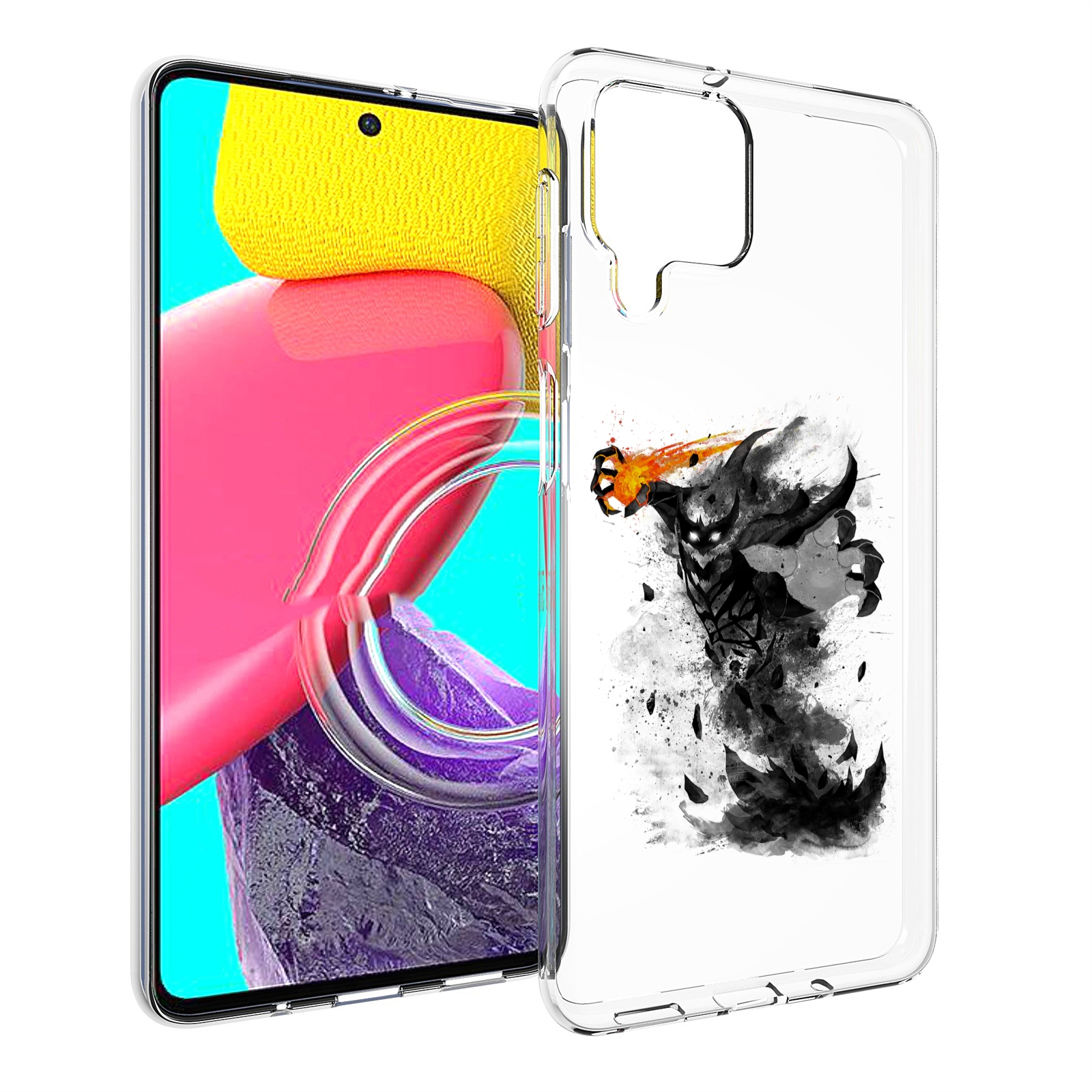 

Чехол Mypads Nevermore Черно Белый Для Samsung Galaxy M53 (Sm-M536), Прозрачный, Tocco