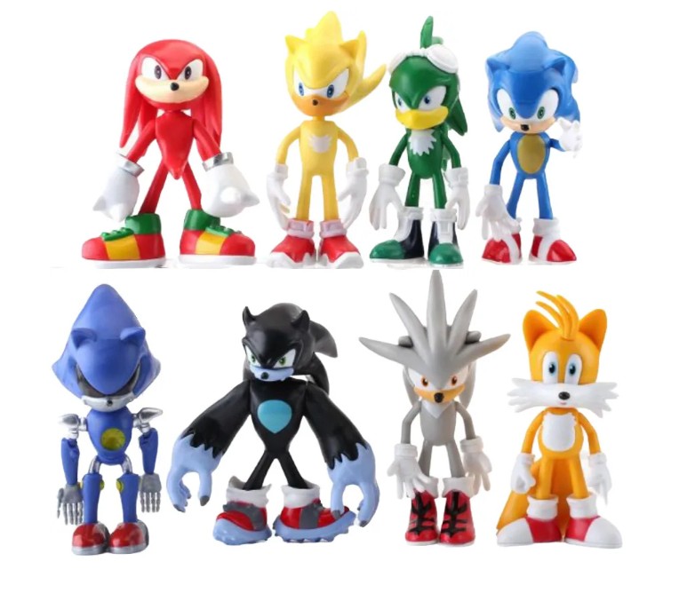 

Фигурка Plush Story Соник Sonic 8 штук по 12 СМ