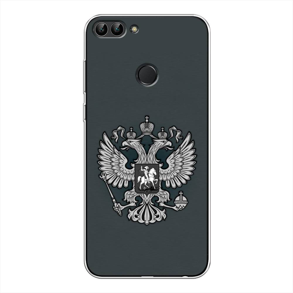 

Чехол Awog на Huawei Y9 2018 "Герб России серый", 64950-5