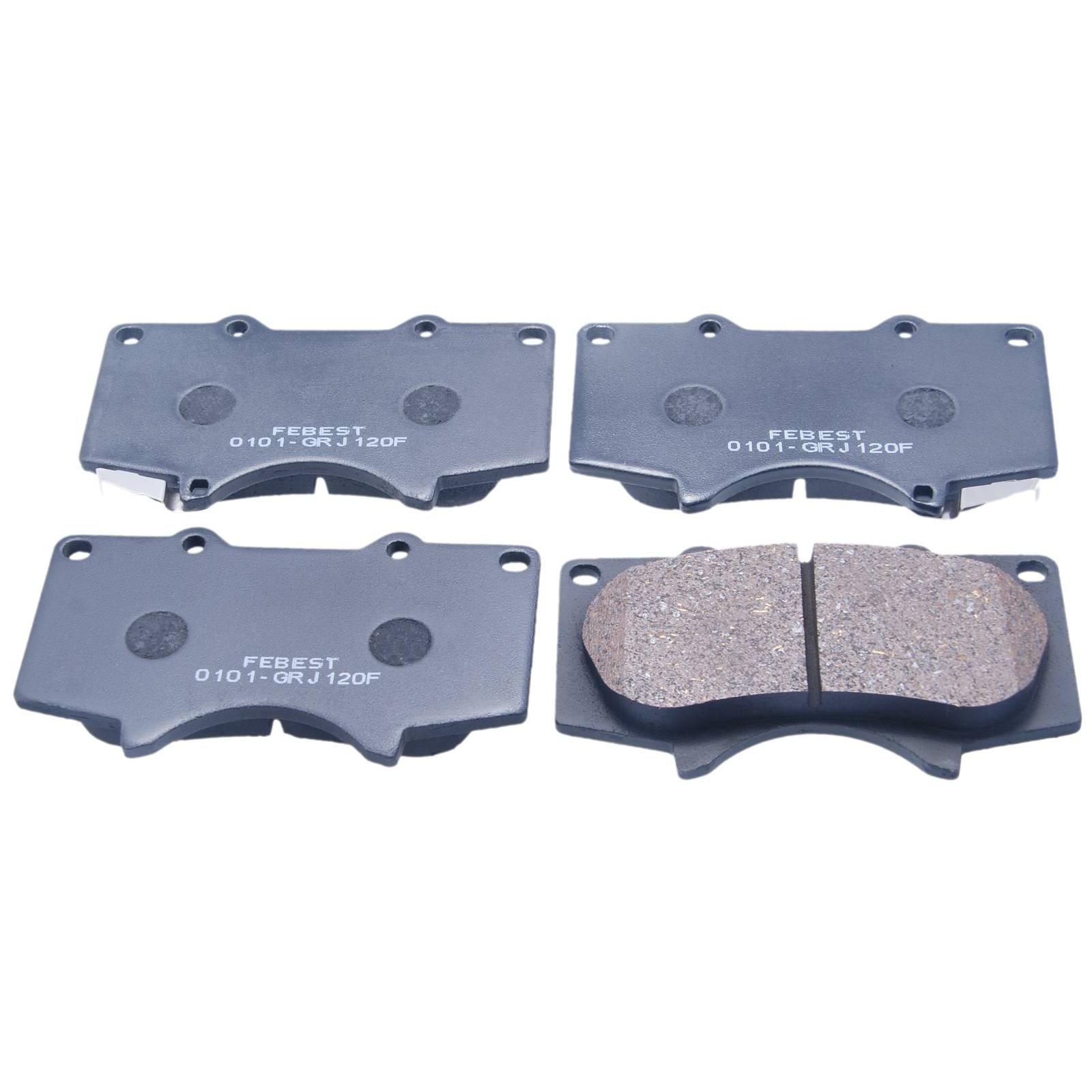 

Колодки тормозные передние для автомобилей LEXUS, MITSUBISHI, TOYOTA 0101-GRJ120F FEBEST
