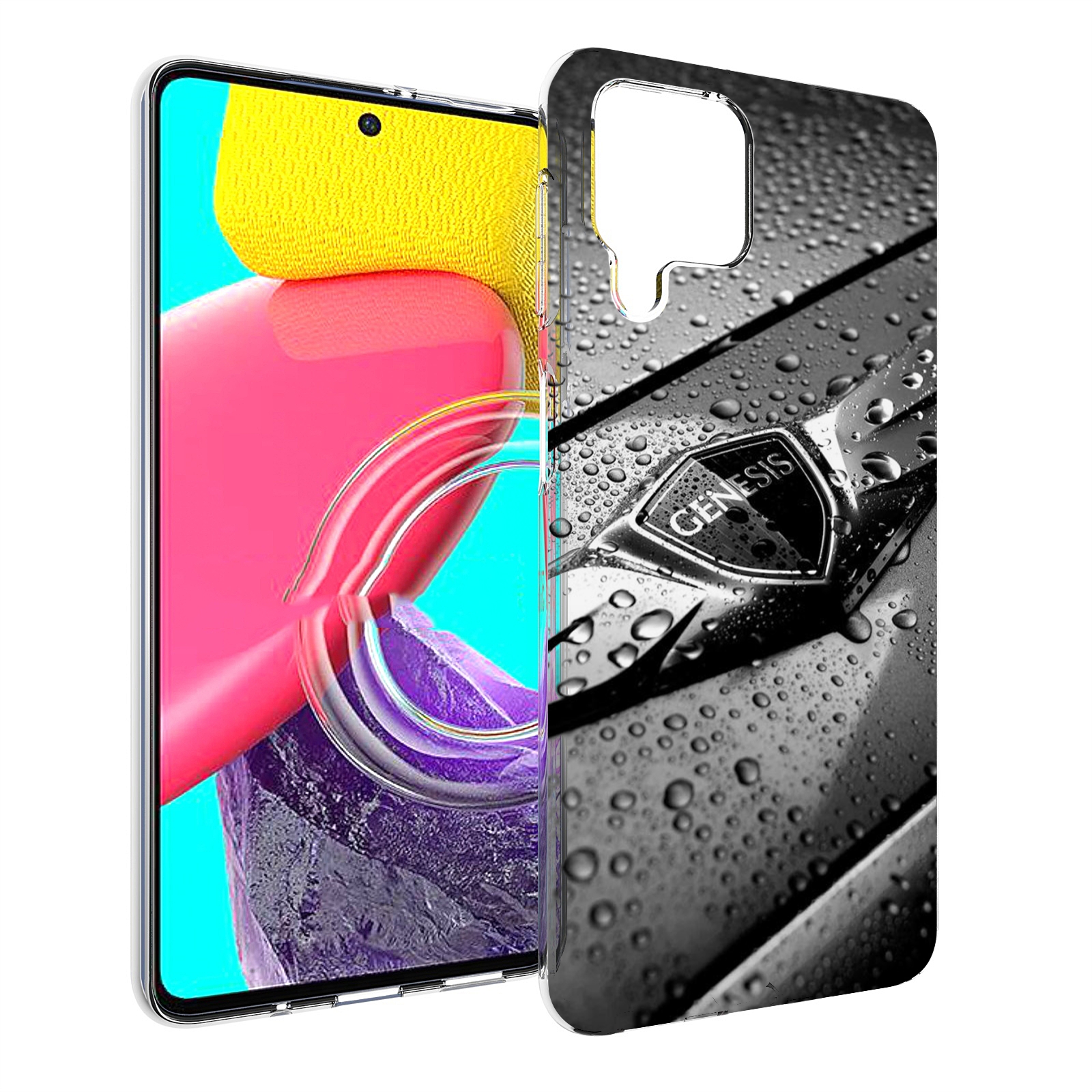 

Чехол Mypads Genesis 2 Мужской Для Samsung Galaxy M53 (Sm-M536), Прозрачный, Tocco