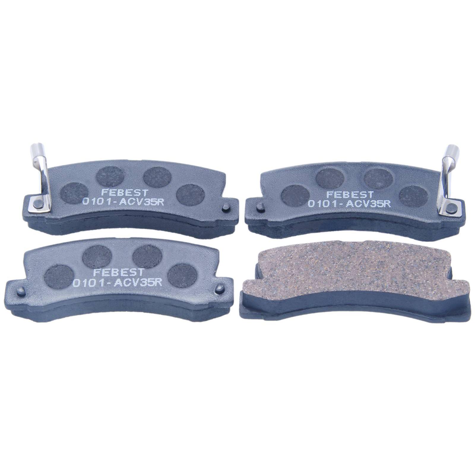 

Колодки тормозные задние для автомобилей TOYOTA 0101-ACV35R FEBEST