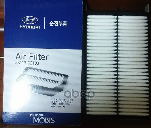 

Фильтр Воздушный Hyundai/Kia 28113-D3100 Hyundai-KIA арт. 28113-D3100