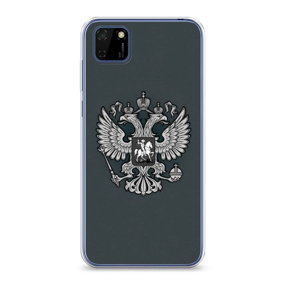 

Чехол Awog на Huawei Y5p "Герб России серый", 6103750-5