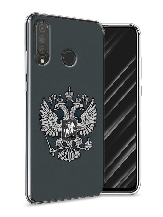 

Чехол Awog на Huawei P30 Lite "Герб России серый", 67950-5