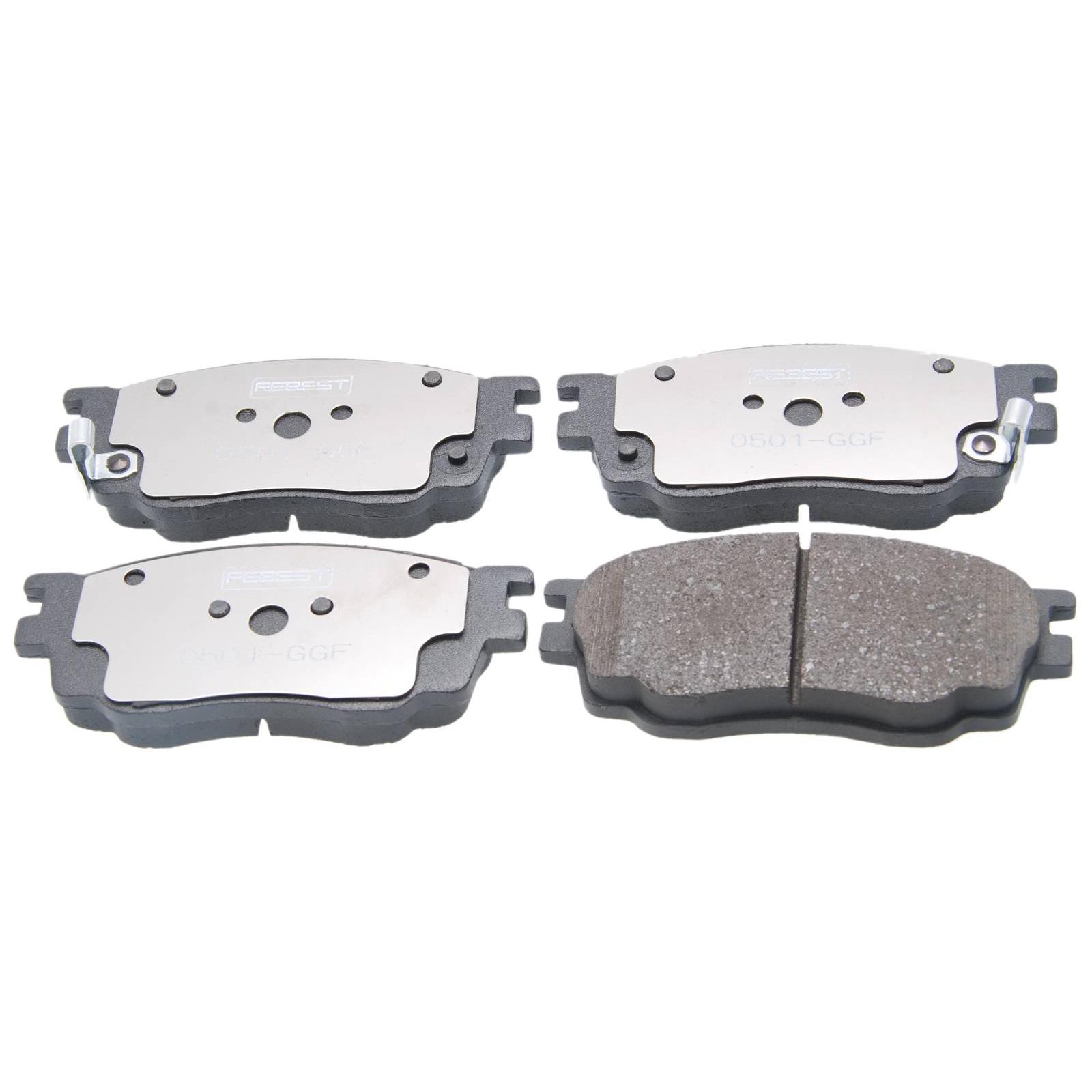 

Колодки тормозные передние для автомобилей MAZDA 0501-GGF FEBEST