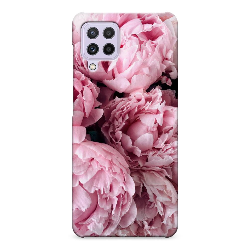 

Пластиковый чехол "Нежные пионы" на Samsung Galaxy A22