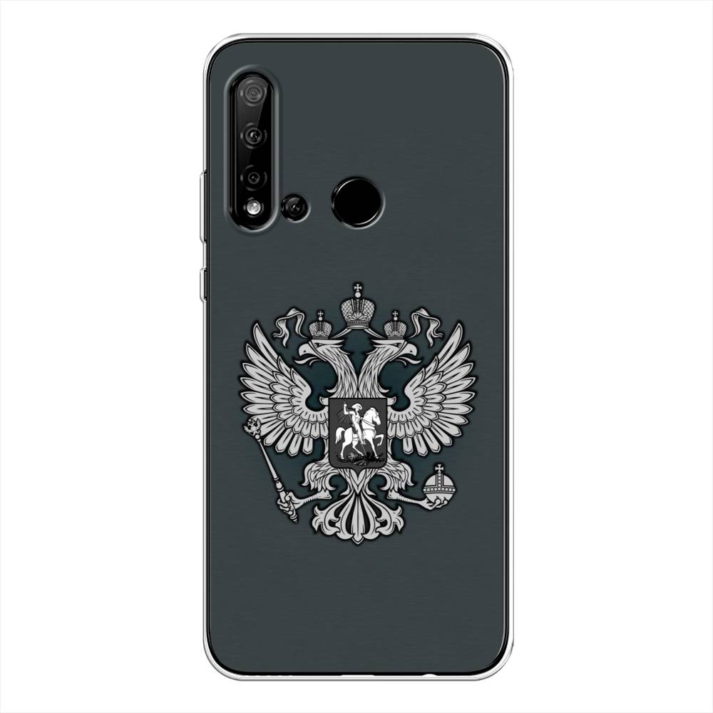 фото Чехол awog "герб россии серый" для huawei p20 lite 2019