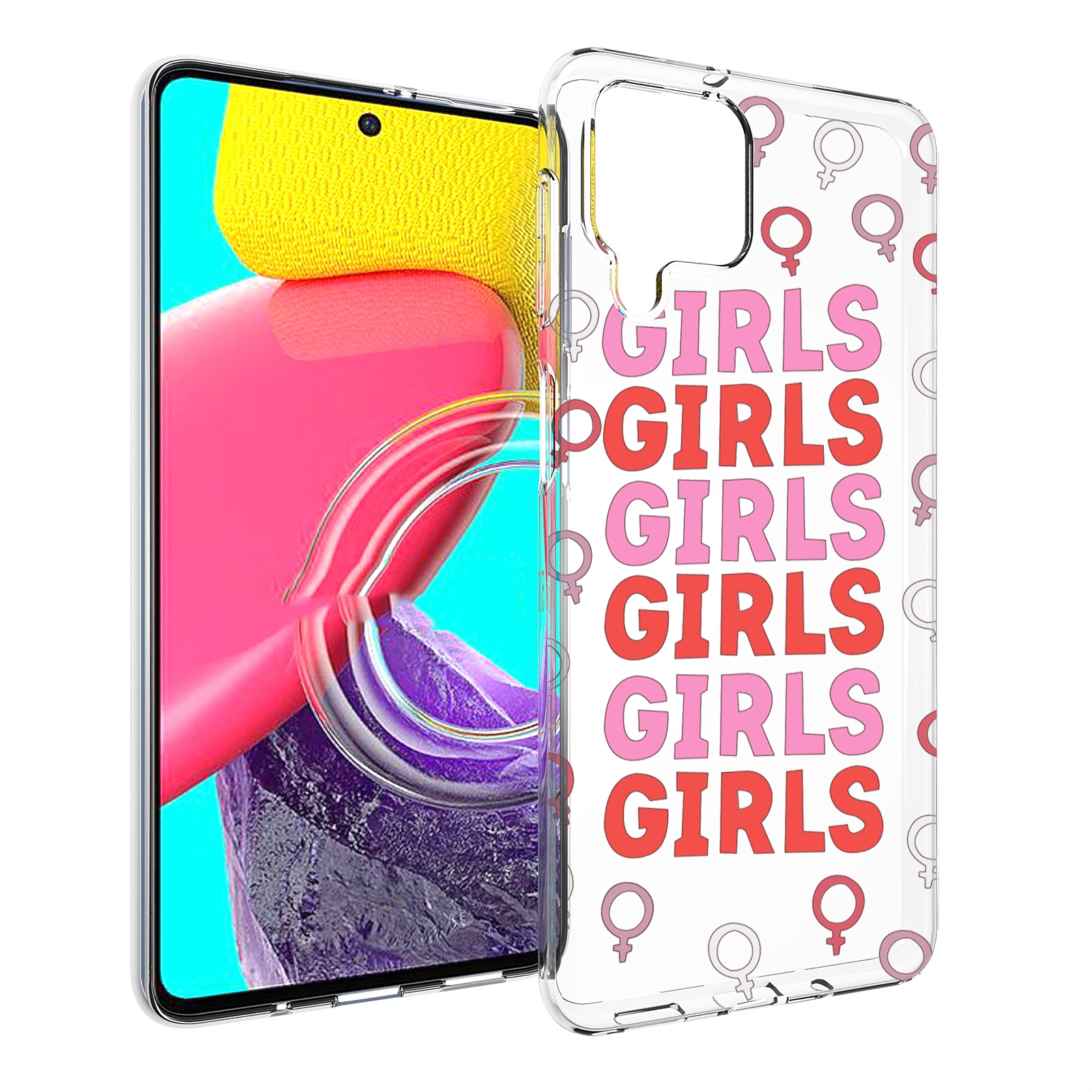 

Чехол MyPads девушки!!! женский для Samsung Galaxy M53 (SM-M536), Прозрачный, Tocco