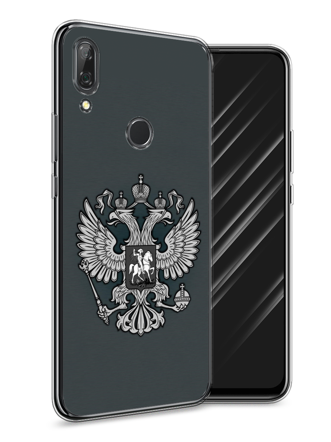 

Чехол Awog на Huawei P Smart Z "Герб России серый", 69450-5
