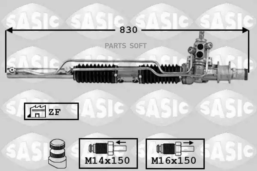 

Рейка рулевая SASIC 7006072