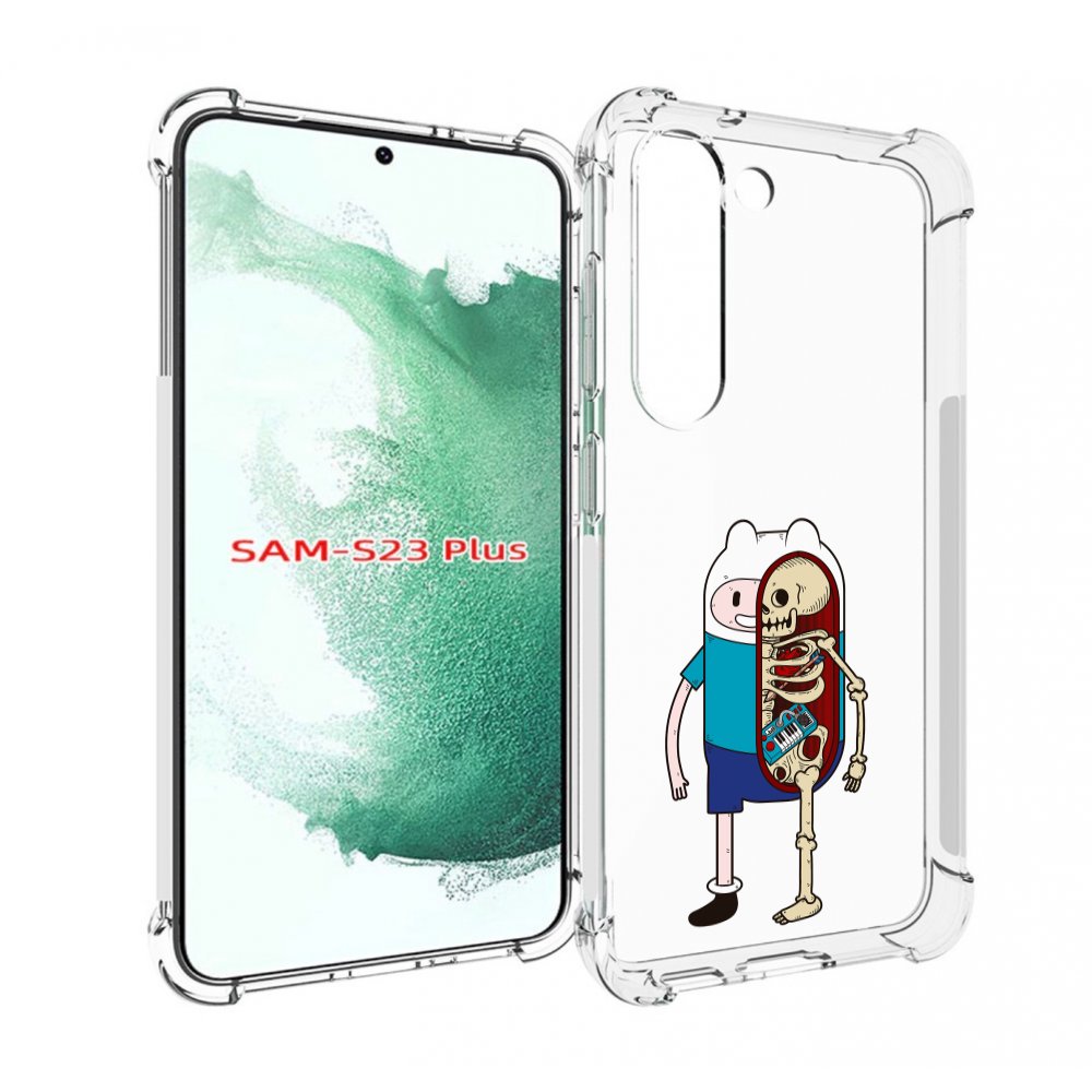 

Чехол MyPads Финн скелет для Samsung Galaxy S23 Plus +, Прозрачный, Tocco