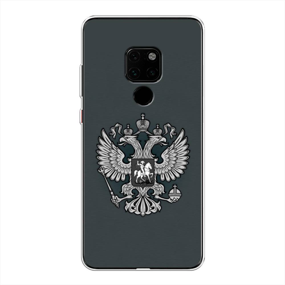 фото Чехол awog "герб россии серый" для huawei mate 20