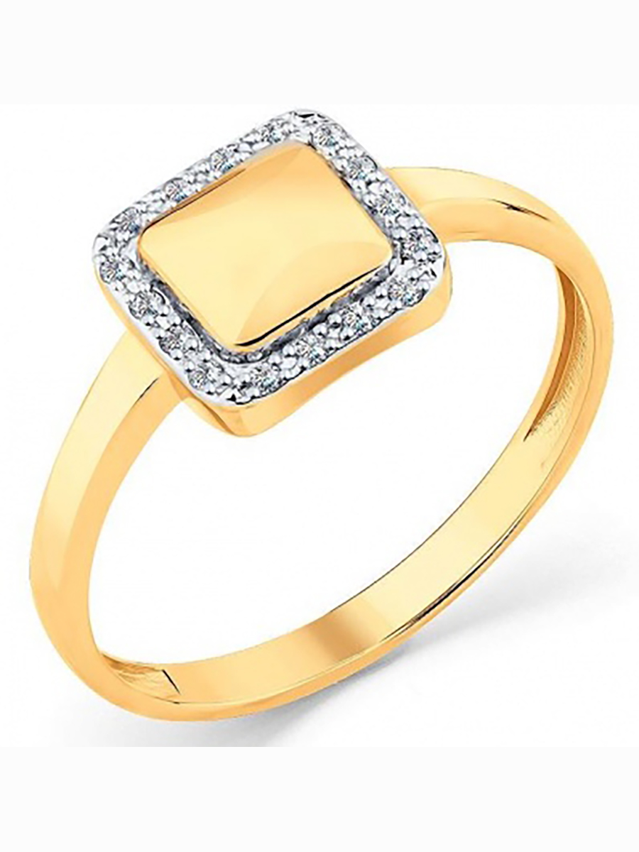 

Кольцо из красного золота с 16 фианитами р. 19 Master Brilliant 1000474, 1000474