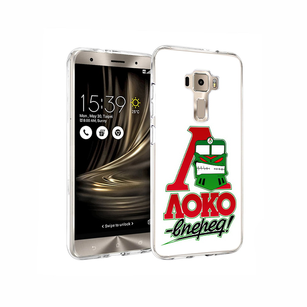 

Чехол MyPads Tocco для Asus ZenFone 3 ФК локо вперед, Прозрачный, Tocco