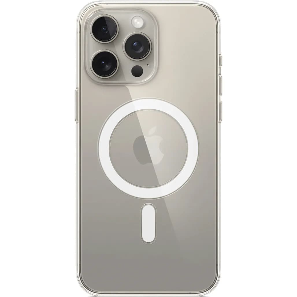 

Чехол Clear Case Magnetic Natural Titanium 15 Pro, Прозрачный