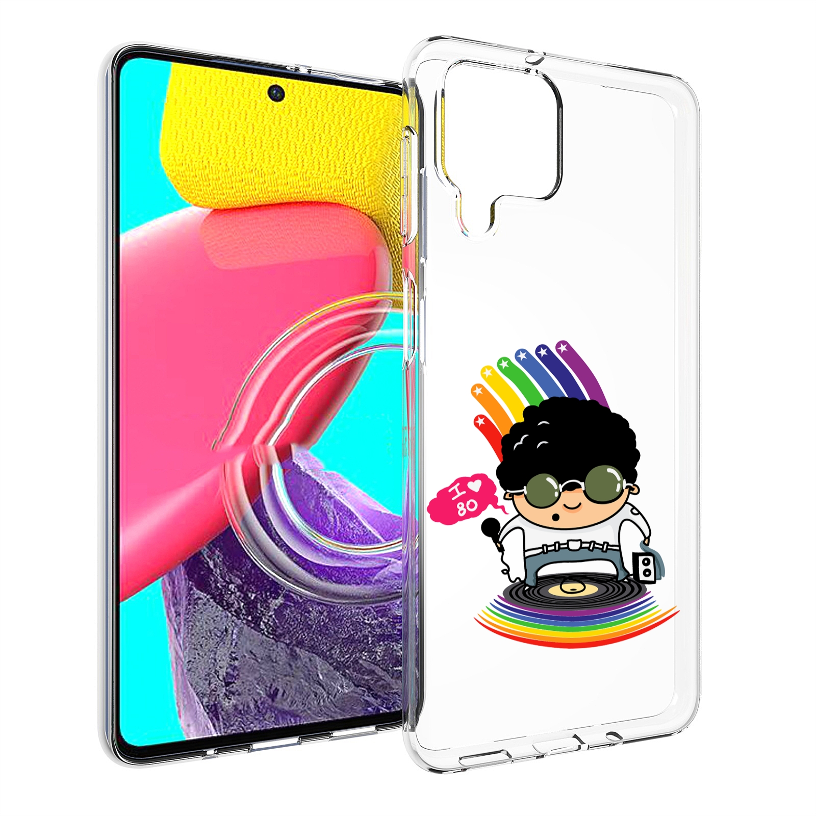 

Чехол MyPads Я люблю 80-е для Samsung Galaxy M53 (SM-M536), Прозрачный, Tocco