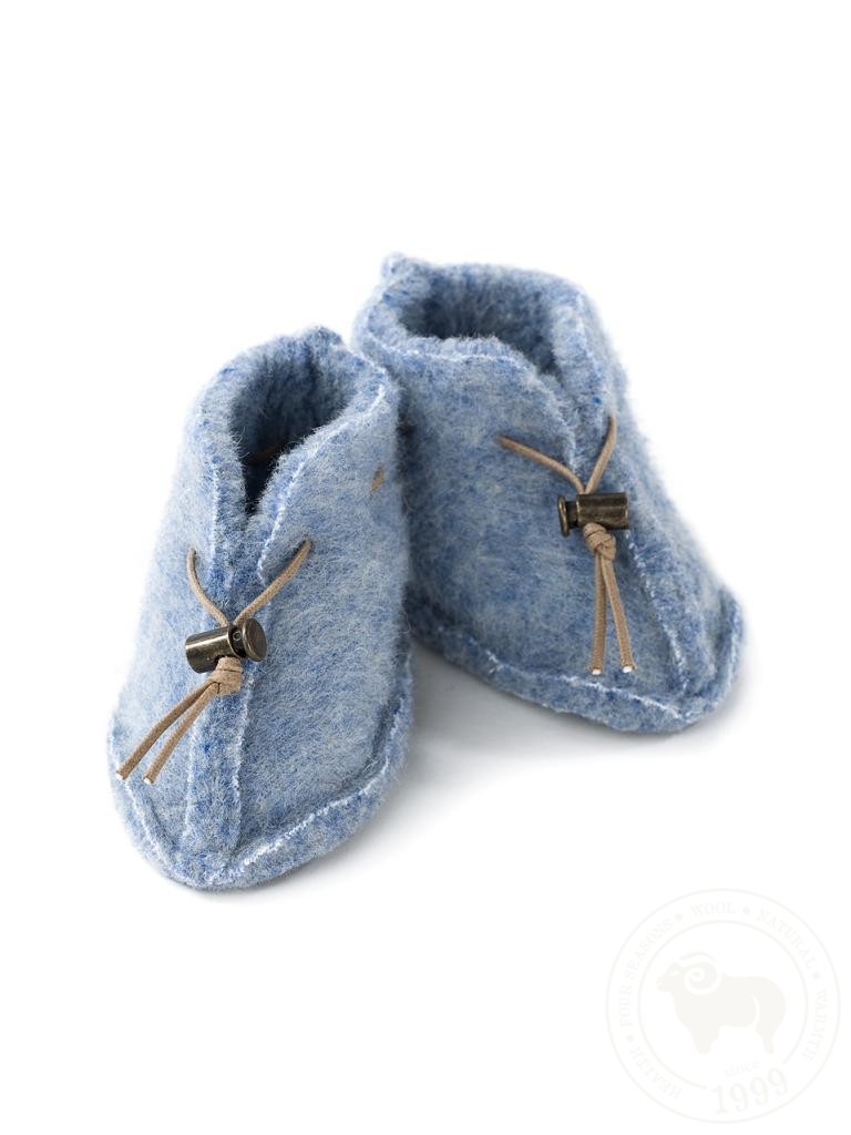 

Пинетки EMO/wool, Размер S, Цвет голубые