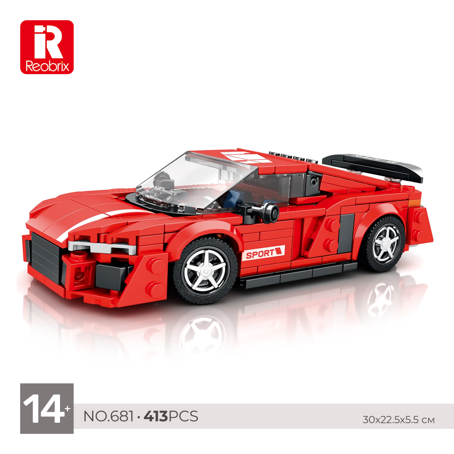 

Конструктор Reobrix audi r8 413 деталей, audi r8