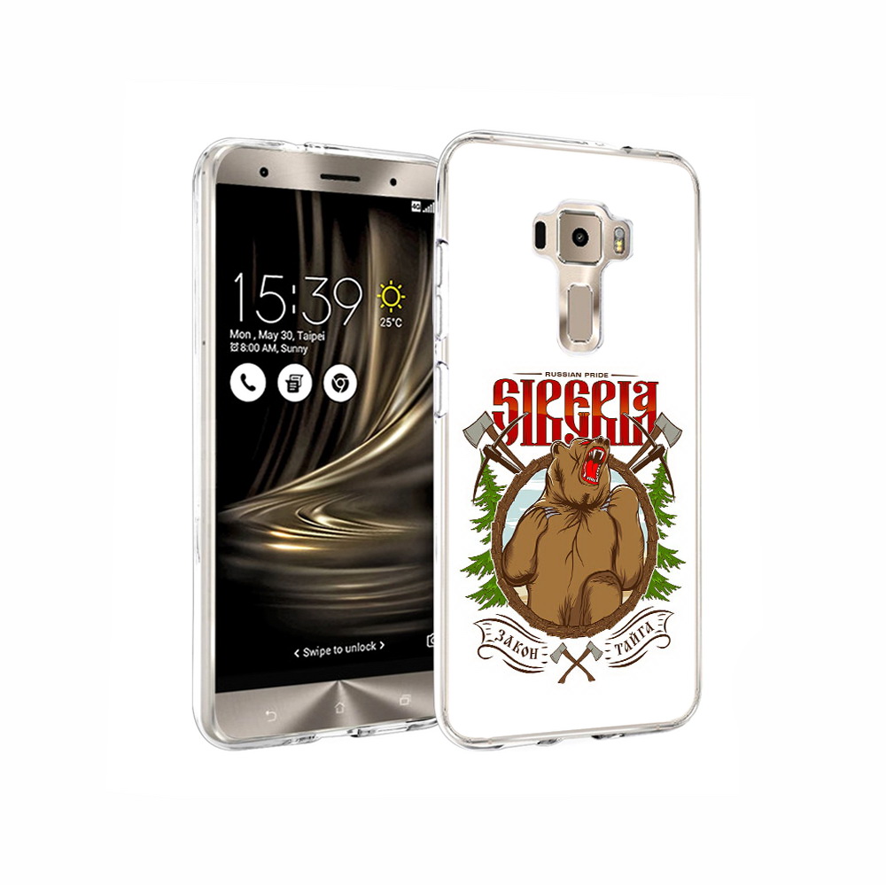 Чехол MyPads Tocco для Asus ZenFone 3 Тайга