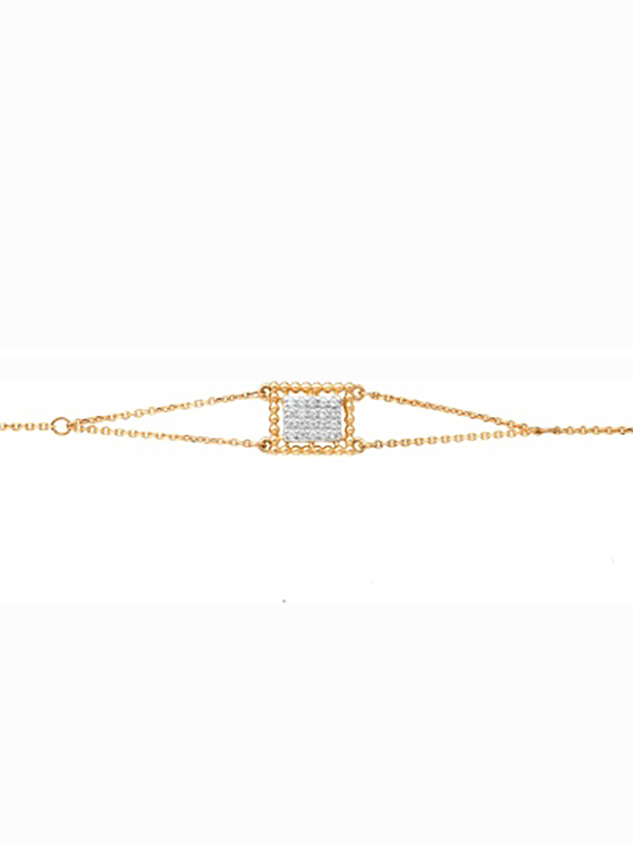 

Браслет из красного золота с 20 фианитами 19 см Master Brilliant 7000031, 7000031