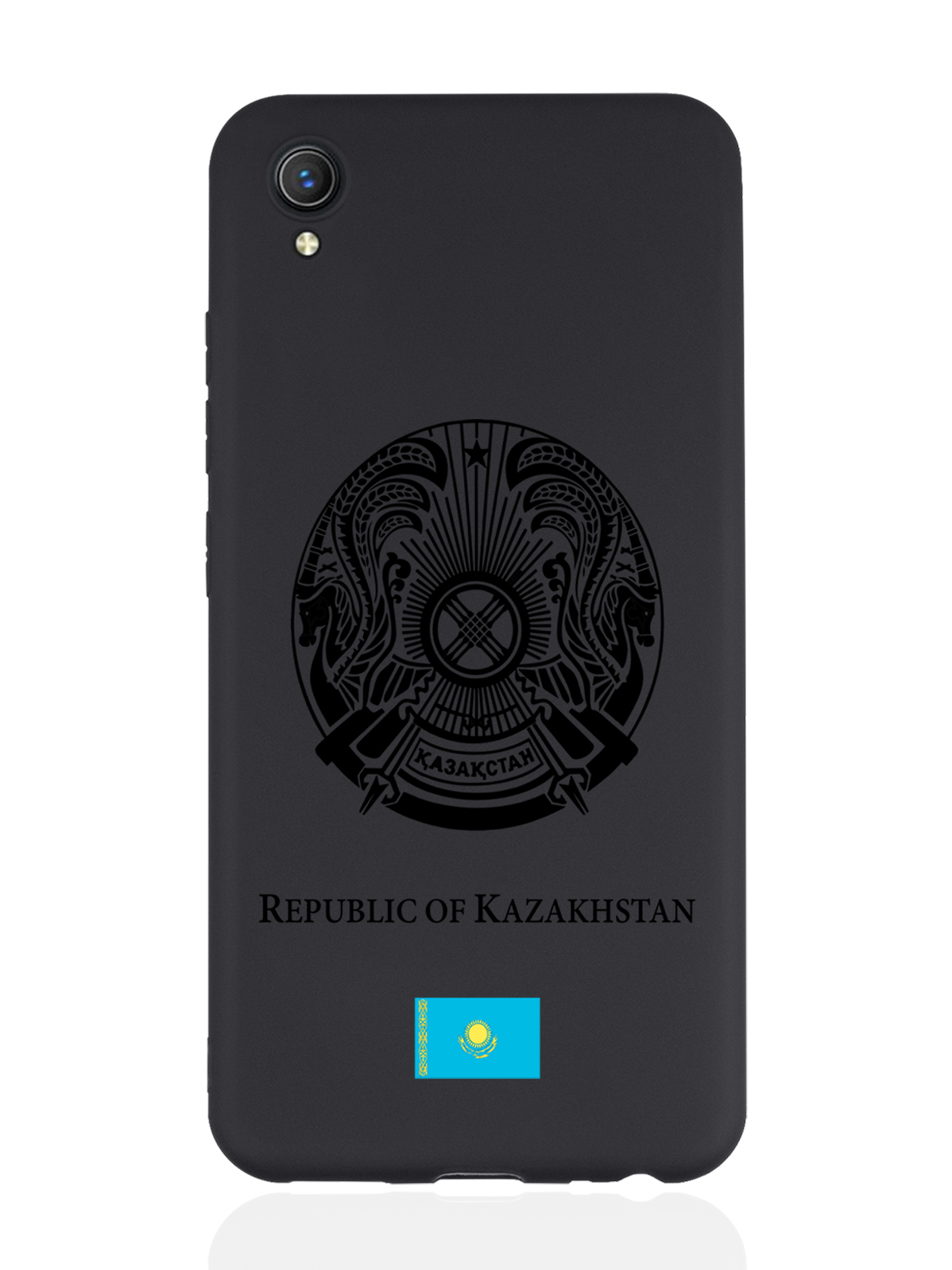 

Чехол SignumCase для Vivo Y1S/Y91C Черный лаковый Герб Казахстана черный